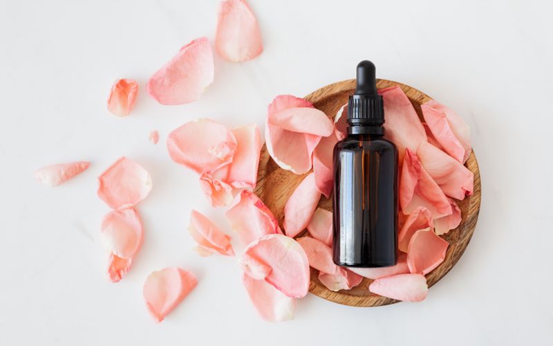 Real rose petals